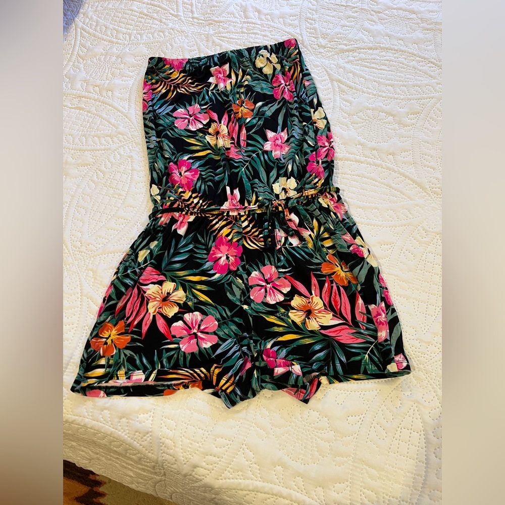 Floral Strapless Romper by Lascana Victoria's Secret - Picture 3 of 8